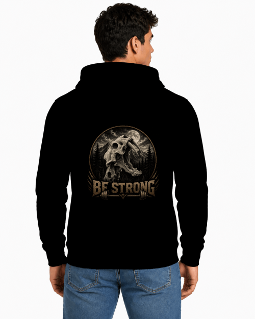 Be Strong Hooded Full Zip Sweatshirt