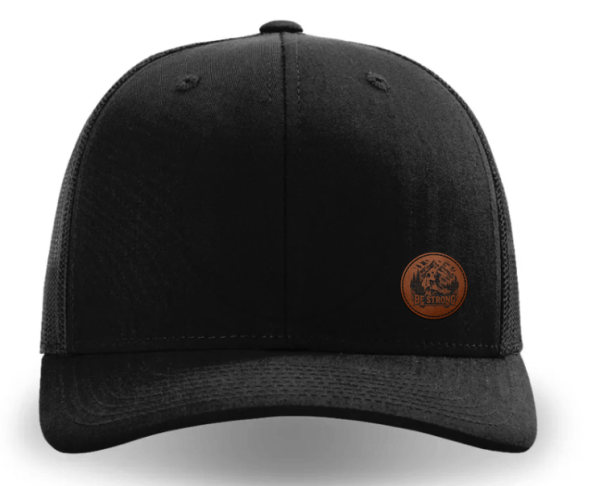 jpeg-optimizer_Be_Strong_Hat_Skull_sm-opt Be Strong - Skull Logo - Sport Cap - Small Logo